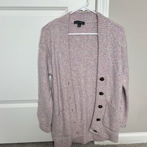 Ann Taylor Soft Pink Cardigan Sweater